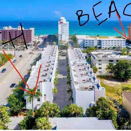 Across The Ocean Few Steps To Beach Contemporary Three Bedroom Townhouse Pompano Beach Exterior photo